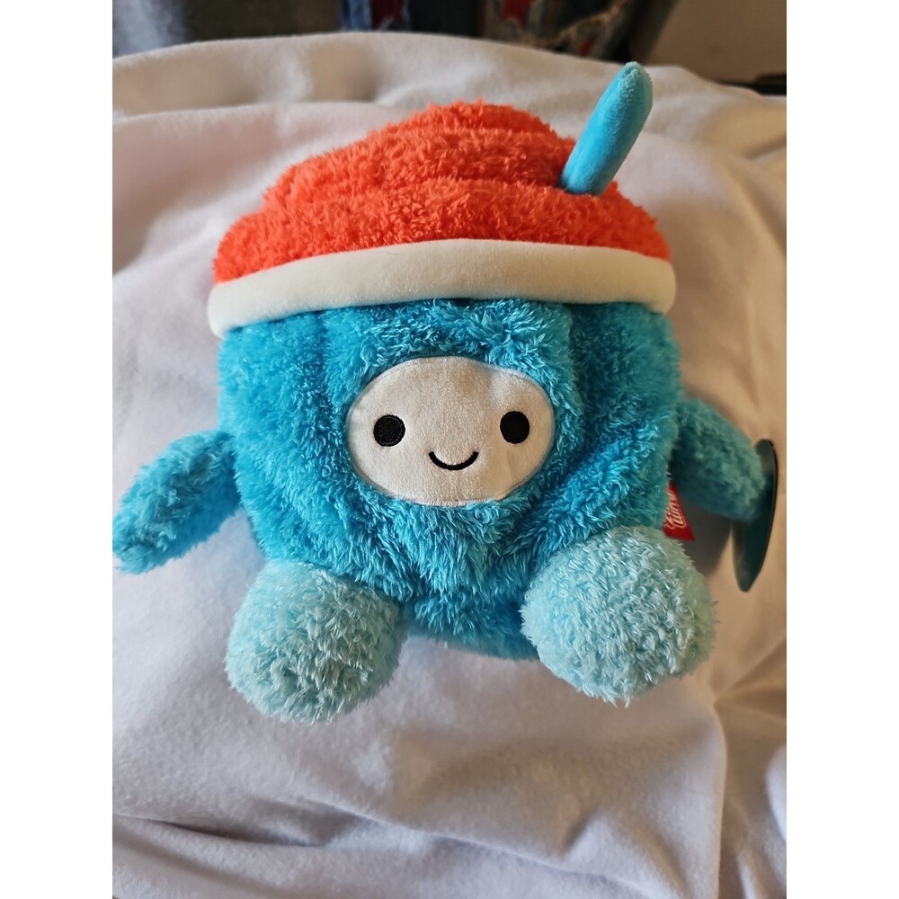 NWT Bum Bumz Samuel the Slurpee 8 Inch Plush SnackBumz Slushie Drink